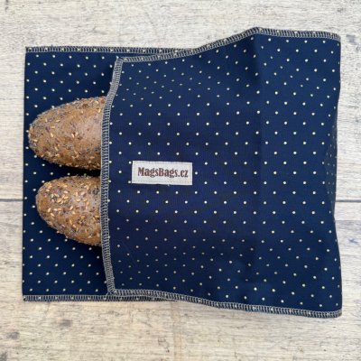 Chlebapsa - kapsa na chléb, tmavě modrá sváteční MagsBags.cz – Zboží Dáma