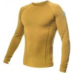 Sensor Merino air pánské triko dl.rukáv mustard – Zboží Dáma