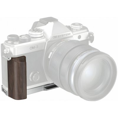 SmallRig L-Shaped Mount Plate with Wooden Handle for OM SYSTEM OM-3 5563 – Zboží Živě