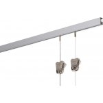 Závěsná lišta na obrazy STAS Minirail Barva: Bílá, Délka lišty: 200 cm – Hledejceny.cz