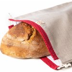 CHLEBOVKA - PYTLÍK NA CHLEBA REŽNÝ S ČERVENÝM TUNÝLKEM BAGYDESIGN – Sleviste.cz