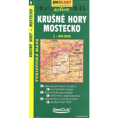 Krušné hory-Mostecko 1:50 000 turist .mapa – Hledejceny.cz