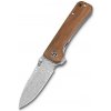 Nůž QSP knife Hawk damascénský s klipem QS131-B