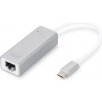 Digitus USB Typ C 3.0 Gigabit Ethernet Adapter, 10/100/1000 Mbps Chipset: RTL8153 DN-3024 – Zboží Živě