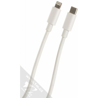 maXlife MXUC-05L USB-C / Apple Lightning 1m, bílý