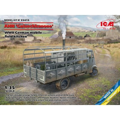 ICM AHN Gulaschkanone WWII German mobile field kitchen 35415 1:35