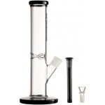 Groove Straight Tube 30.5 cm Black and Clear skleněný bong – Hledejceny.cz