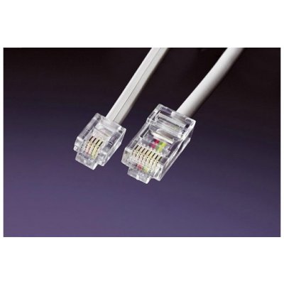 Schrack H5R1M403K0 propojovací tel. 1x RJ-45, 1xRJ-11, 3m