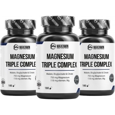 Hořčík Magnesium Triple Complex 3 x 180 kapslí