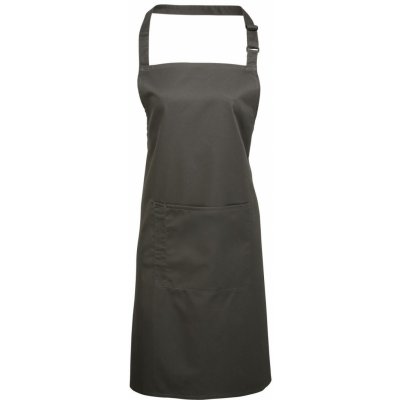 Premier Workwear Keprová pracovní zástěra s kapsou z kolekce Colours Collection šedá tmavá Pantone 431C 72x86cm PW154 – Hledejceny.cz