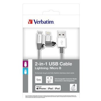 Verbatim 48869 USB (2.0), USB A (2.0) M/USB micro, 2m