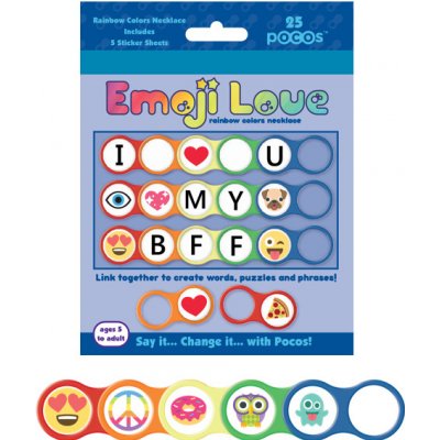 POCOS Emoji Love RAINBOW 25