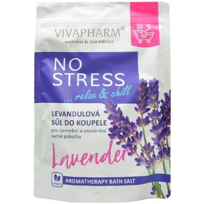 VIVACO Sůl do koupele NO STRESS relax&chill 1000 g – Hledejceny.cz