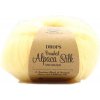 Příze Drops Brushed Alpaca Silk UNI 30 žlutá