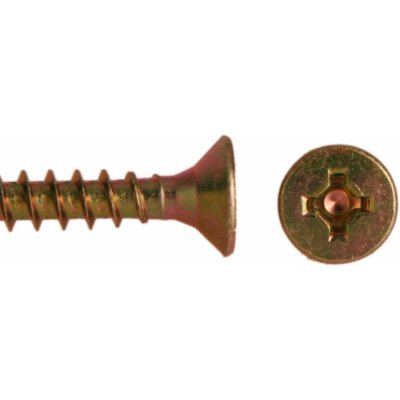 Vrut UniQuadrex ZnŽl, zapuštěná hlava - 4.5x45 – Zboží Mobilmania