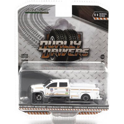 Greenlight Chevrolet Silverado 3500 Double Cabine Union Pacific Railroad Bílá 1:64 – Zbozi.Blesk.cz