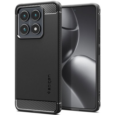 Spigen Kryt Rugged Armor pro Xiaomi 14T Pro – černý – Zboží Mobilmania
