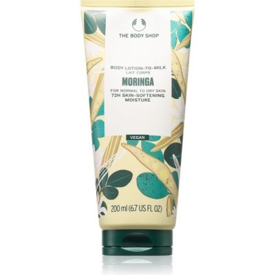 The Body Shop Tělové mléko pro normální až suchou pokožku Moringa 200 ml – Zboží Mobilmania