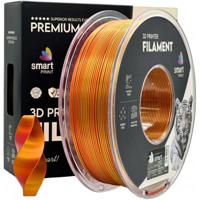 SmartPrint Smart Print Silk PLA Dual Color Červená Zlatá 1kg – Hledejceny.cz