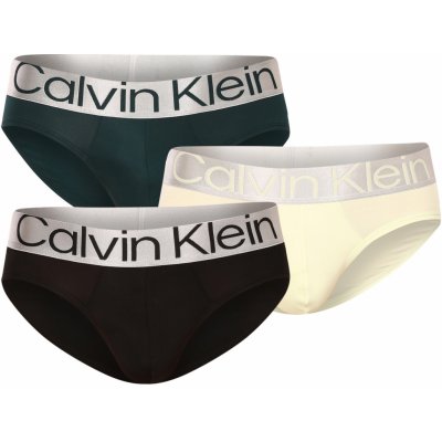 Calvin Klein 3 Pack pánské slipy vícebarevné NB3073A-C7U