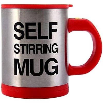 Samomíchací líný hrnek Barva: Červená – Zboží Dáma