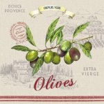 ubrousek 33 x 33 cm olivy – Zboží Dáma