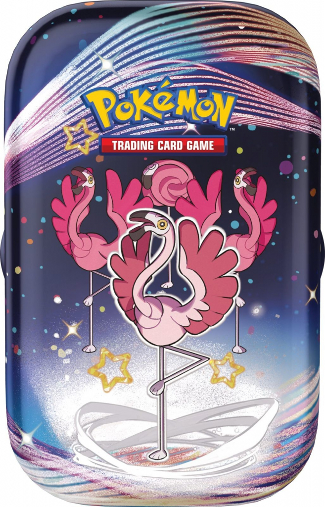 Pokémon TCG Paldean Fates Mini Tin Flamingo
