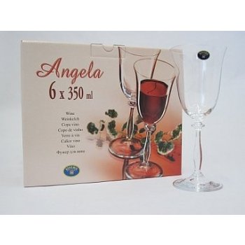 Crystalex Sklenice na víno ANGELA 350ml 6ks