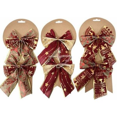 IM mašle 12x19cm/2ks vánoční polyester mix – Hledejceny.cz