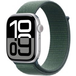 Apple Watch 46mm jezerně zelený provlékací sportovní řemínek MXL83ZM/A