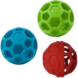 JW Hol-EE Děrovaný míč pískací Treat N Squeak