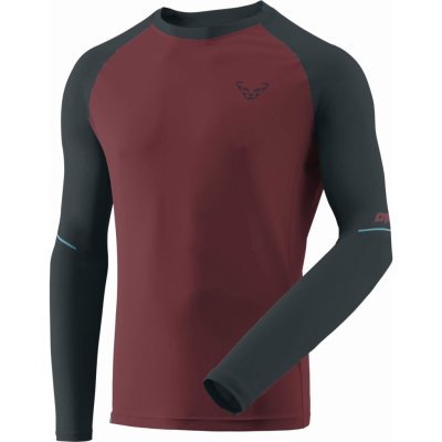 Alpine Pro Dynafit Long Sleeve Shirt burgundy – Zboží Mobilmania
