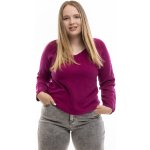 Italy fashion Dámský svetr COCOA Fialová – Sleviste.cz