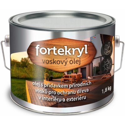 Fortekryl voskový olej 0,7 kg palisandr – Zboží Mobilmania