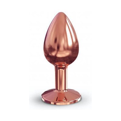 Dorcel Diamond Plug hliníkové anální dildo malé rosegold S