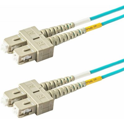 XtendLan FOP-SCSC-D-5-50-OM3 FO patch SC-SC, 50/125 duplex OM3, LS0H, 5m – Zboží Živě