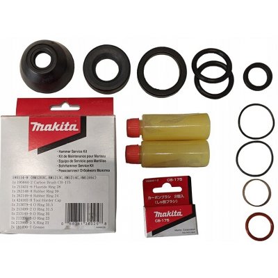 Makita sada servisní (těsnění+pojistný kroužek+mazivo+uhlíky) pro HM1203/HM1213/HM1214C – Hledejceny.cz