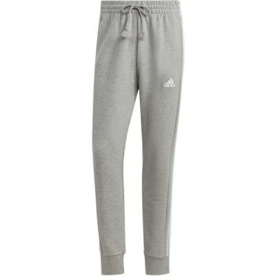 adidas teplákové kalhoty Essentials French Terry Tapered Cuff 3-Stripes Joggers IC9407 Šedá – Sleviste.cz