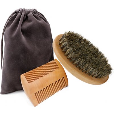 Amparo Miranda® Hřeben a kartáč na knír a vousy AM474 – Hledejceny.cz