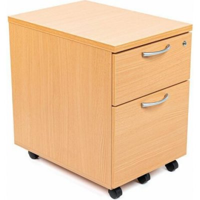 Manutan Expert 60 x 42 x 59 cm 2 zásuvky buk – Zboží Mobilmania