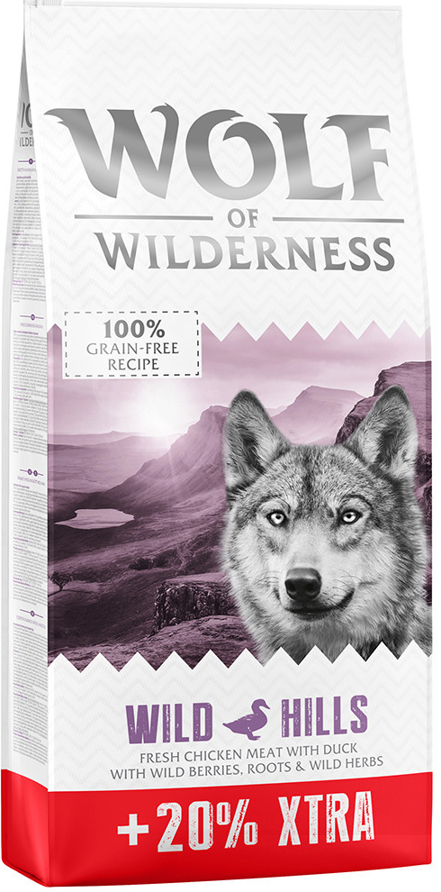 Wolf of Wilderness Wild Hill’s kachna 14,4 kg