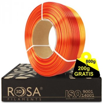 Rosa 3d PLA 1,75 mm 1000 g červený