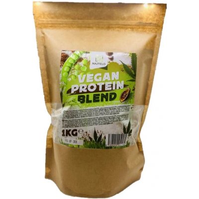 Najtelo Vegan Blend proteinová směs 1 kg čokoláda – Hledejceny.cz