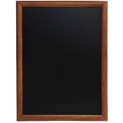 Securit Nástěnná popisovací tabule UNIVERSAL, 60 x 80 cm, tmavě hnědá – Zboží Mobilmania