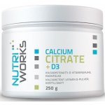 NutriWorks Calcium Citrate + D3 250 g – Hledejceny.cz