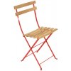 Zahradní židle a křeslo Fermob Skládací židle BISTRO NATURAL Capucine