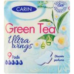 Carin Ultra Wings Green Tea hygienické vložky 9 ks – Zboží Dáma