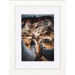 Hama rámeček dřevěný BELLA. arktická bílá, 30x40 cm – Zboží Živě