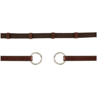 Otěže BR s koužky oak/silver – Zboží Dáma