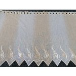 Záclona na vitrážku - vyšívaná W21996 60 cm – Hledejceny.cz